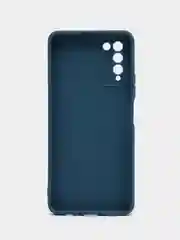 Синий силиконовый чехол на Honor 10X Lite ( Хонор 10Х Лайт) защита камеры