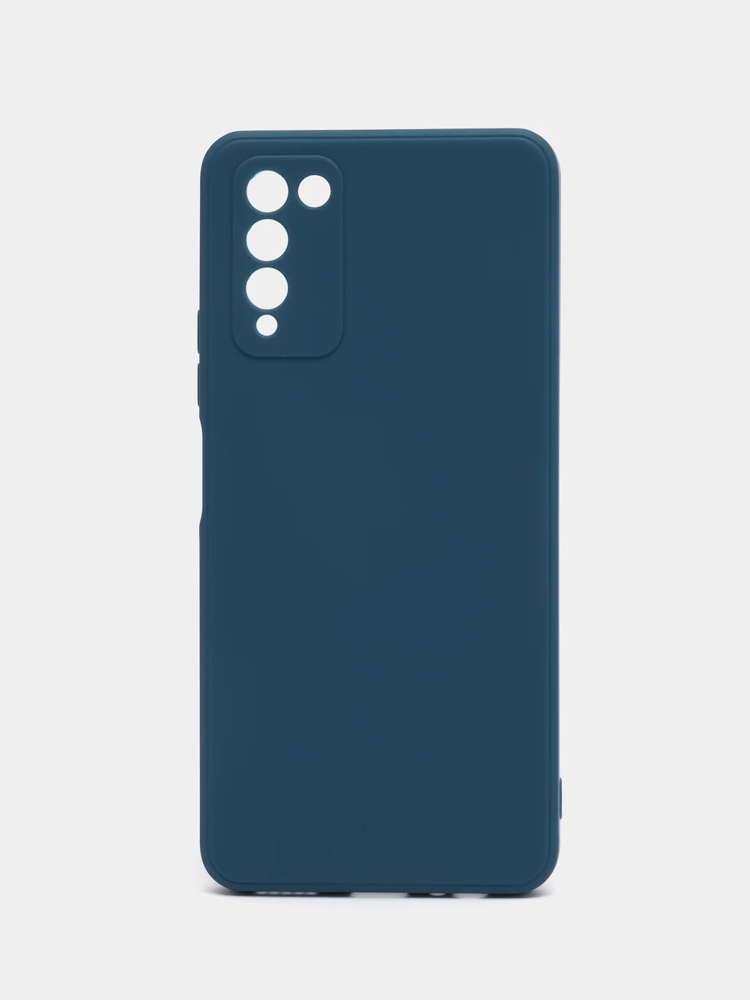 Синий силиконовый чехол на Honor 10X Lite ( Хонор 10Х Лайт) защита камеры