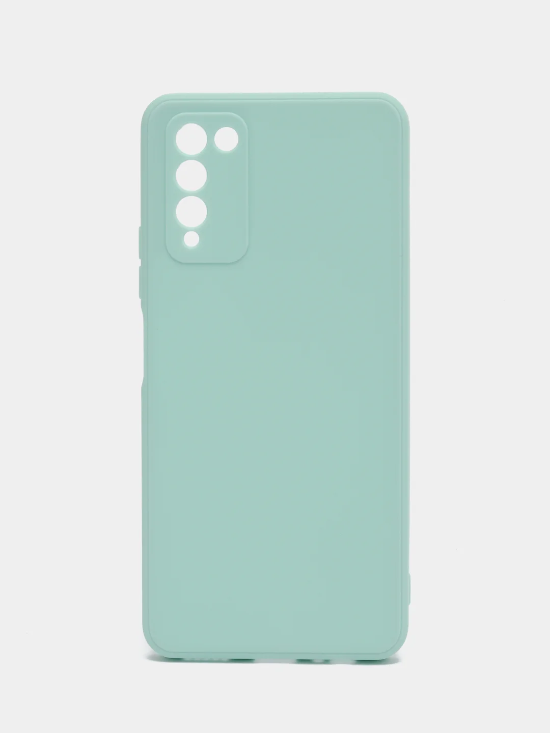 Мятный силиконовый чехол на Honor 10X Lite ( Хонор 10Х Лайт) защита камеры