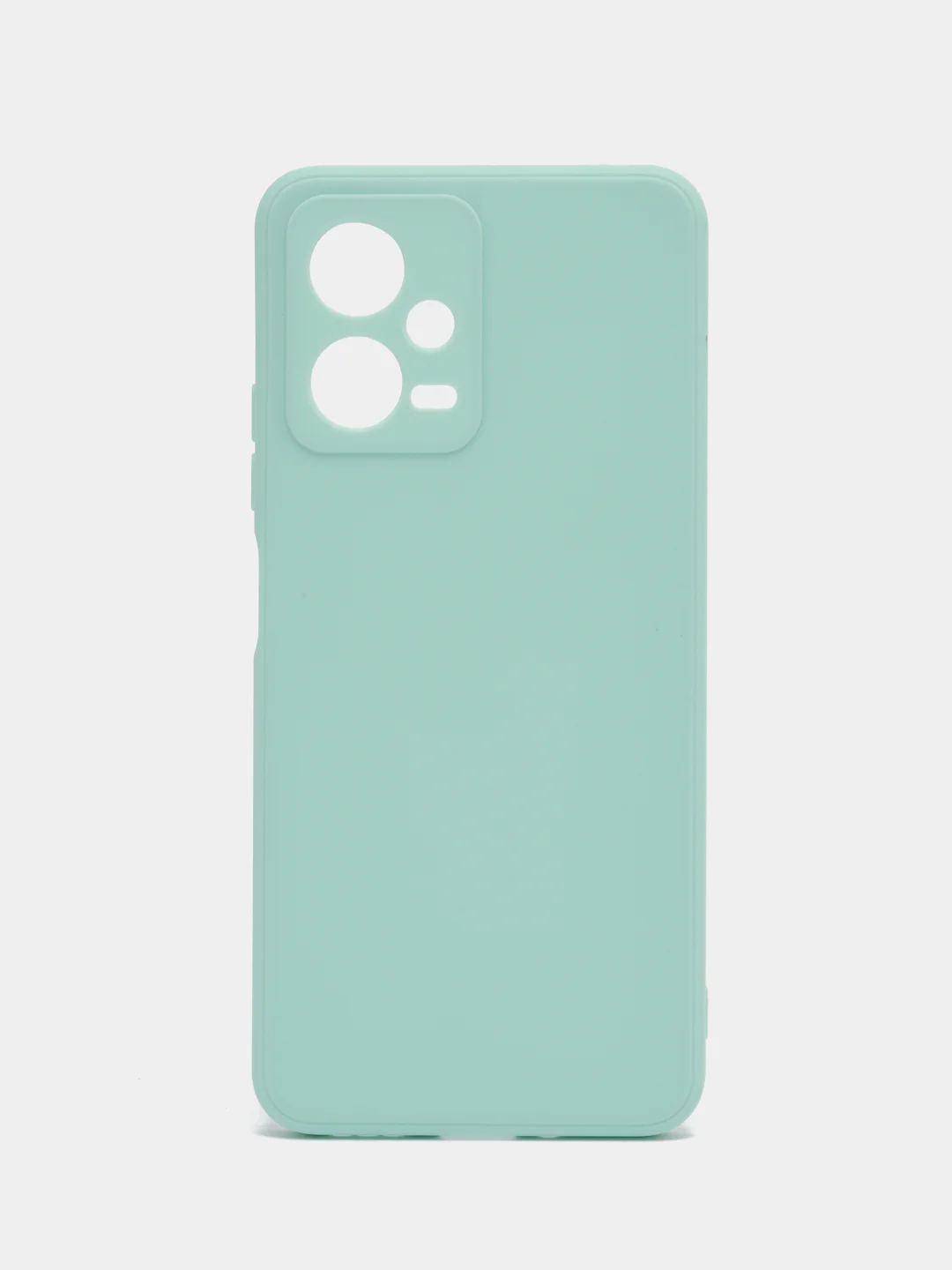 Мятный чехол для Poco X5 5G (Поко Х5), X5 Pro (Поко Х5 Про), силиконовый, прозрачный