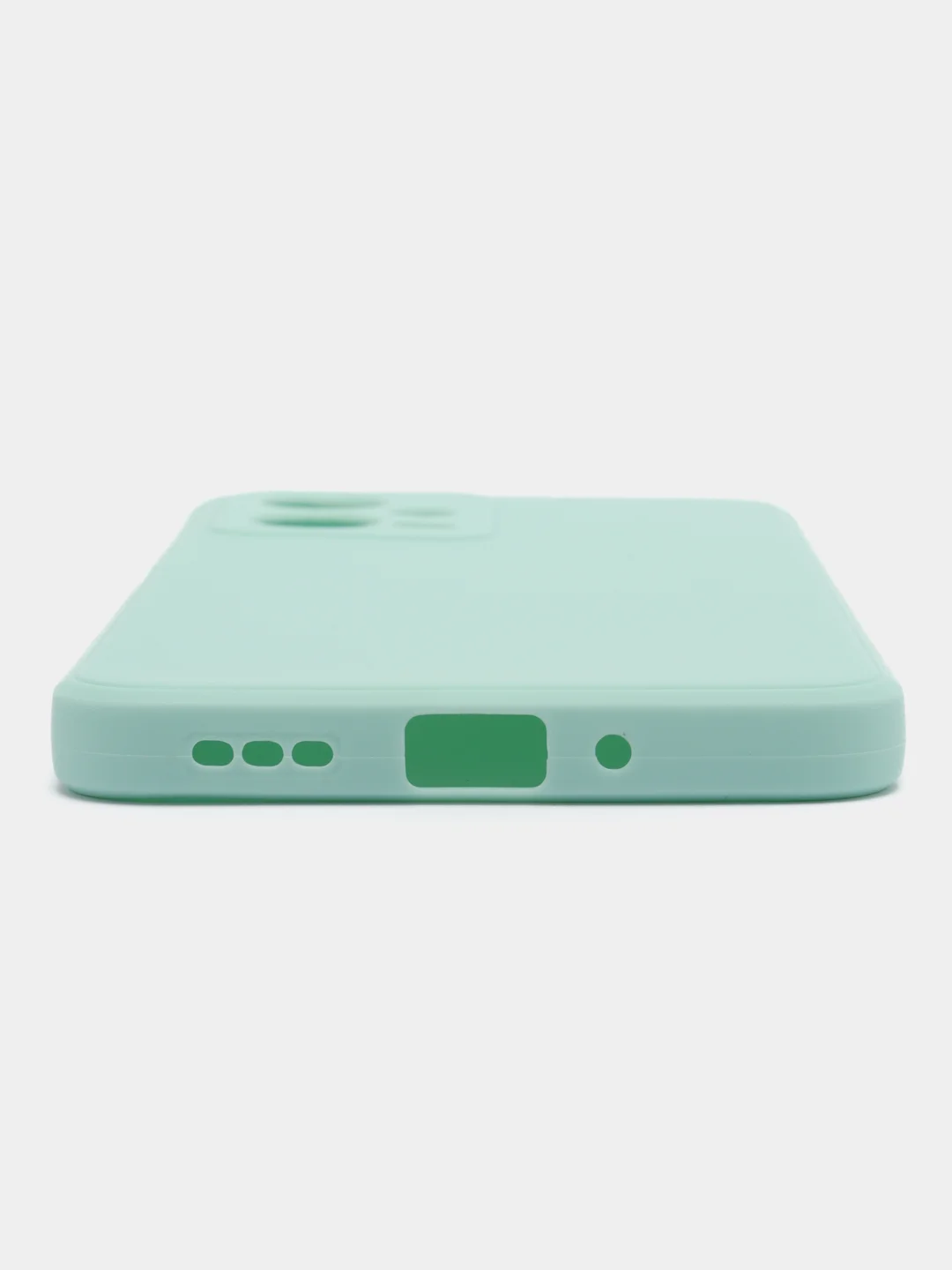 Мятный чехол для Poco X5 5G (Поко Х5), X5 Pro (Поко Х5 Про), силиконовый, прозрачный