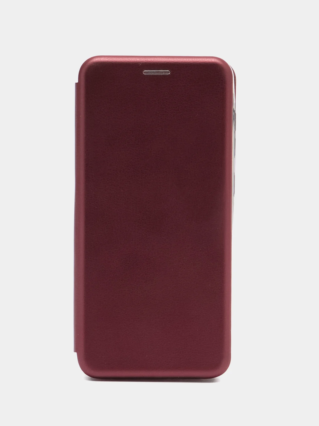 Бордовый чехол-книжка для Samsung Galaxy A21s, A 21s, экокожа, Самсунг А21с