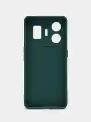 Тёмно-зелёный чехол для Realme GT Neo 5 5G, Gt3 (Реалми Джити нео 5), силиконовый, c защитой камеры