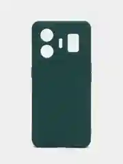 Тёмно-зелёный чехол для Realme GT Neo 5 5G, Gt3 (Реалми Джити нео 5), силиконовый, c защитой камеры