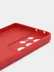 Коралловый чехол для Samsung Galaxy S21 Ultra (Самсунг С21 ультра) Силиконовый, c защитой камеры
