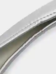 Серый металлик чехол-оплетка на руль автомобиля, со стразами, экокожа, 37-39 см