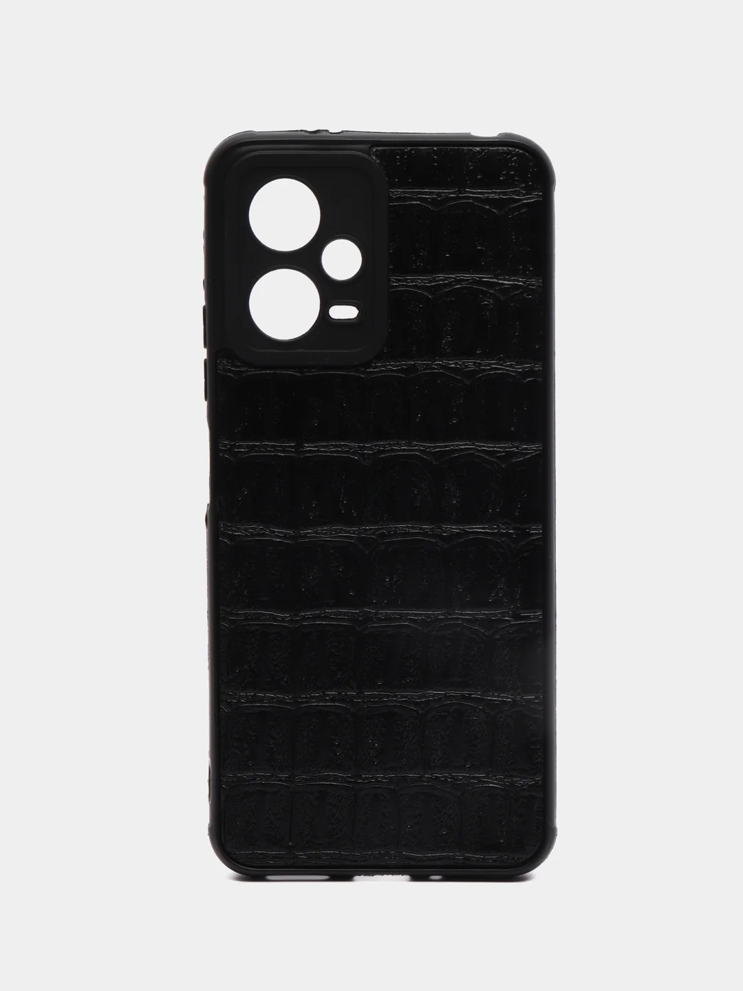 Черный чехол Xiaomi Redmi Note 12 5G (Сяоми Редми Нот 12 5G), силиконовый, под кожу