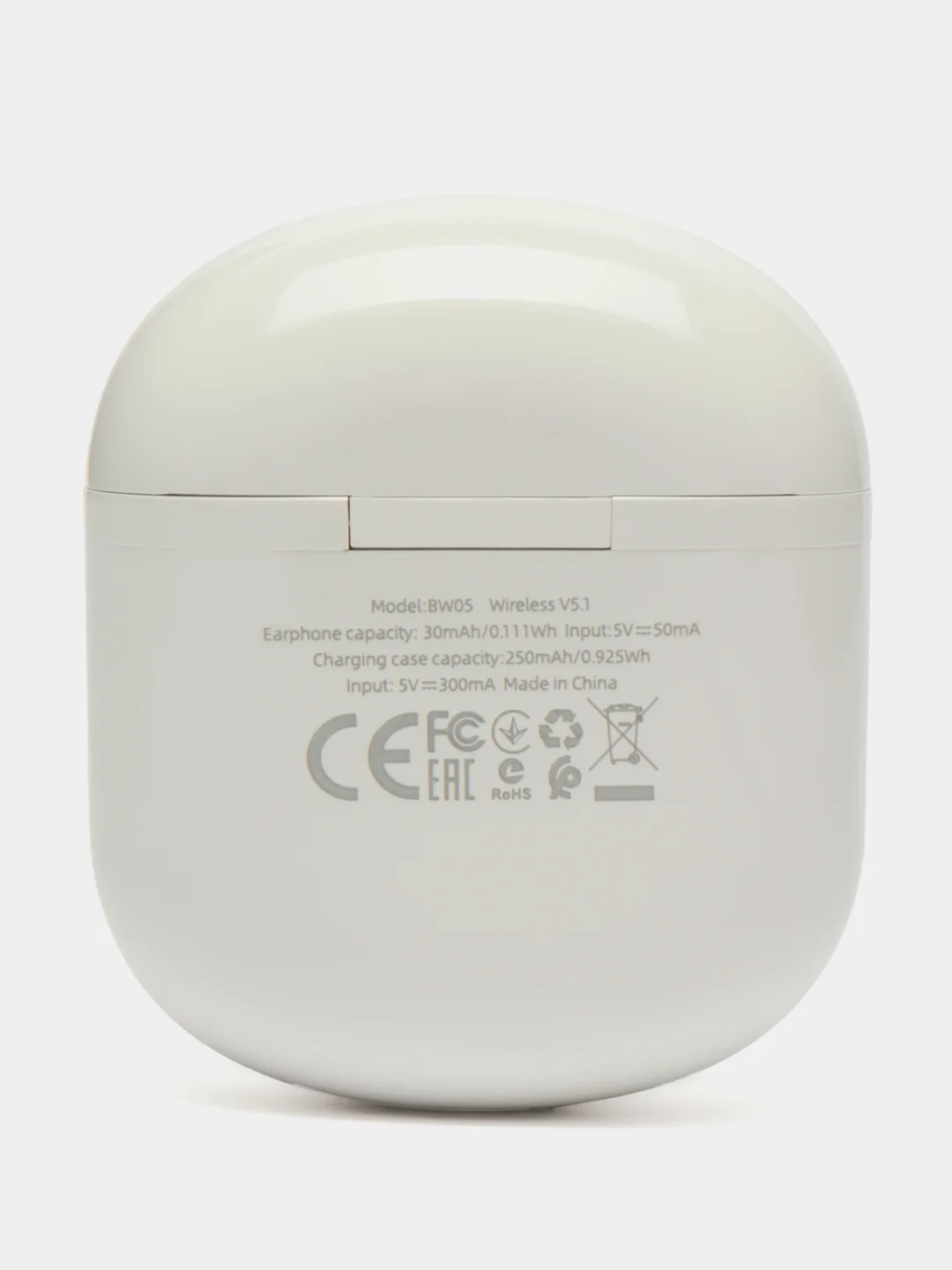 Белый беспроводные вакуумные bluetooth-наушники с микрофоном Borofone BW05