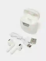 Белый беспроводные вакуумные bluetooth-наушники с микрофоном Borofone BW05