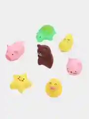 Набор игрушек для игры в ванне "Милые игрушки", с пищалкой (5 штук, 7 штук, 12 штук)