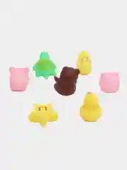 Набор игрушек для игры в ванне "Милые игрушки", с пищалкой (5 штук, 7 штук, 12 штук)