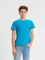 Лазурный мужская футболка