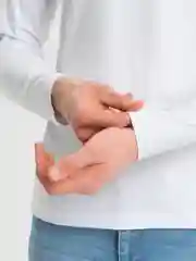 Белый лонгслив мужской, футболка сдлинными руковами