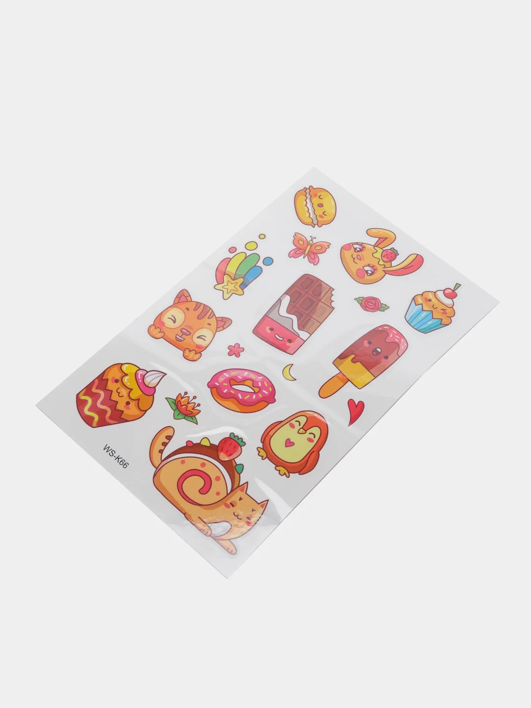 Конфетный переводная татуировка, 12*8 см
