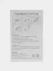 Розовый переводная татуировка, 12*8 см
