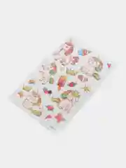 Розовый переводная татуировка, 12*8 см