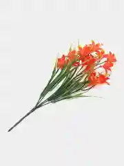 Оранжевый искусственные цветы для декора, цветы для дома, трава осако с колокольчиком