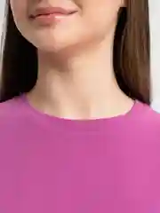 Фиолетовый футболка женская, хлопок