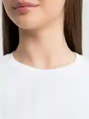 Белый футболка женская, хлопок