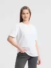 Белый футболка женская, хлопок