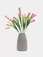 Розовый искусственные цветы для декора, цветы для дома, трава осако с нераспустившимся тюльпаном