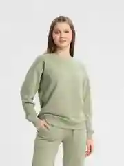 Зеленый костюм женский спортивный, теплый