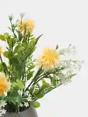Желтый искусственные цветы для декора, 30 см