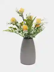 Желтый искусственные цветы для декора, 30 см