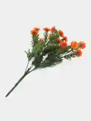 Оранжевый искусственные цветы для декора, мелкая ромашка