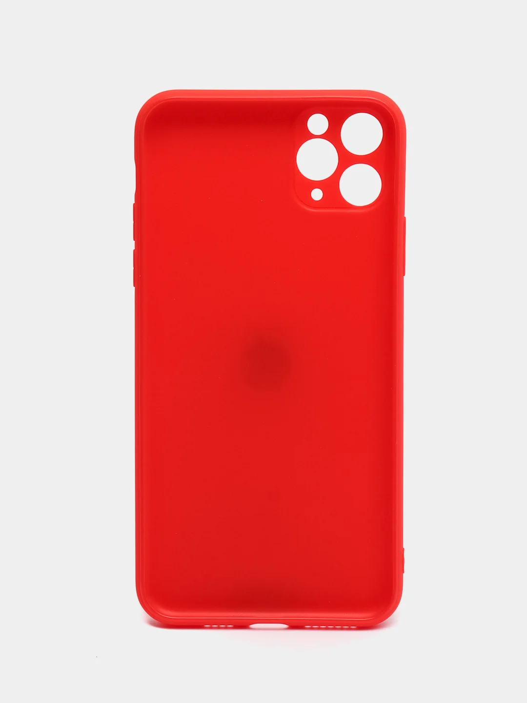 Красный чехол для iPhone 11 Pro Max с защитой камеры