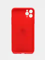 Красный чехол для iPhone 11 Pro Max с защитой камеры