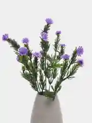 Фиолетовый искусственные цветы для декора, мелкая ромашка