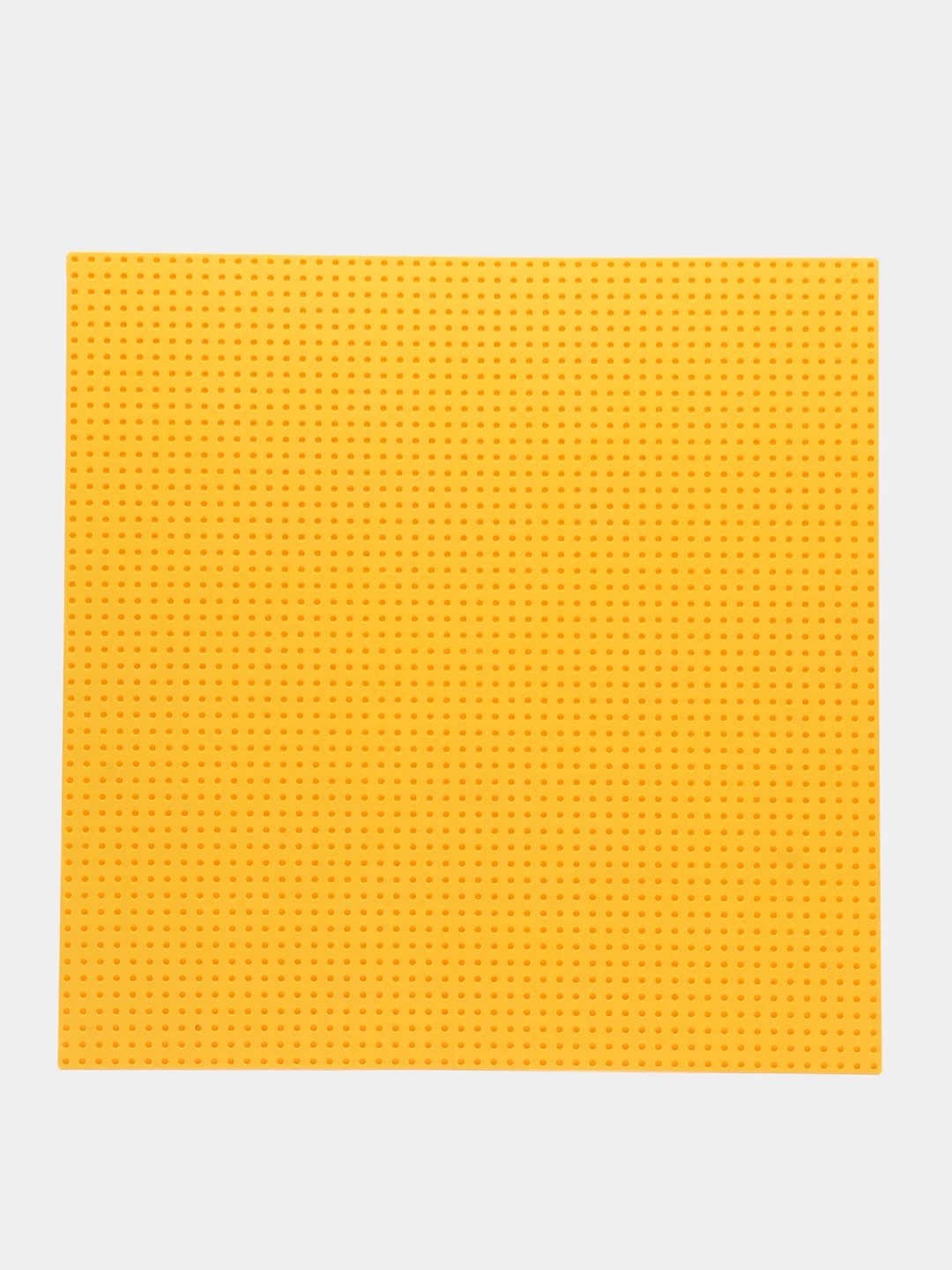 Желтый пластина для конструктора, 40*40
