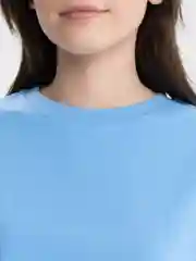 Белый футболка женская укороченная