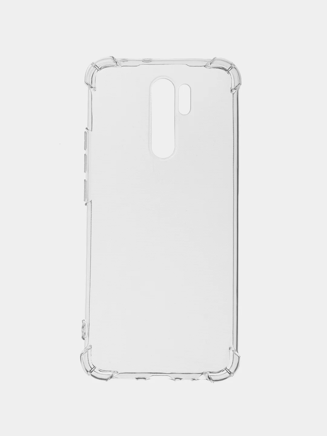 Прозрачный чехол для Xiaomi Redmi 9 (Сяоми Редми 9), прозрачный и черный