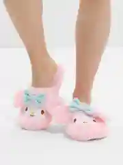 Аметистовый домашние тапочки Куроми и Мелоди, Kuromi, My Melody
