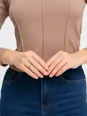 Зеленый акриловое кольцо Сердце