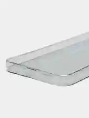 Голубой чехол на Samsung Galaxy S22 Plus / Самсунг S22 Plus прозрачный, с рисунком, защита камеры