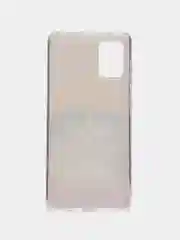 Желтый чехол на Samsung Galaxy A71 4G / Самсунг А71 4G прозрачный, с рисунком, защита камеры