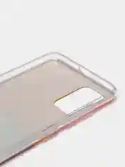 Желтый чехол на Samsung Galaxy A71 4G / Самсунг А71 4G прозрачный, с рисунком, защита камеры