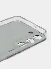 Разноцветный чехол на Samsung Galaxy S22 Plus / Самсунг S22 Plus прозрачный, с рисунком, защита камеры