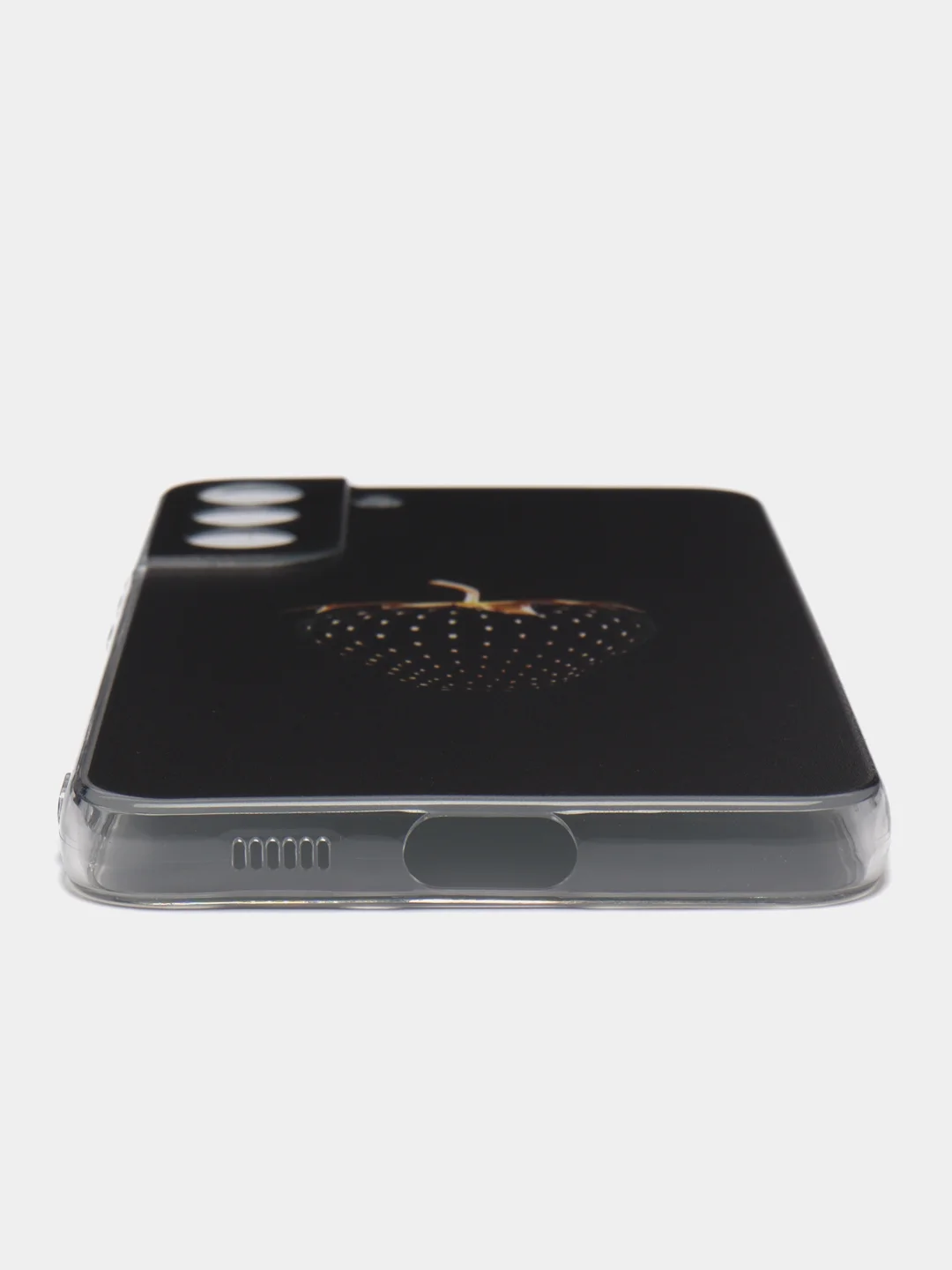 Разноцветный чехол на Samsung Galaxy S22 Plus / Самсунг S22 Plus прозрачный, с рисунком, защита камеры