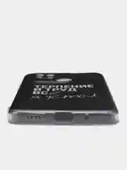Тёмно-коричневый чехол на Xiaomi Redmi 10C / Сяоми Редми 10С прозрачный, с рисунком, защита камеры
