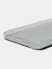 Бирюзовый силиконовый чехол на Samsung Galaxy A31 / Самсунг А31 прозрачный с рисунком, защита камеры