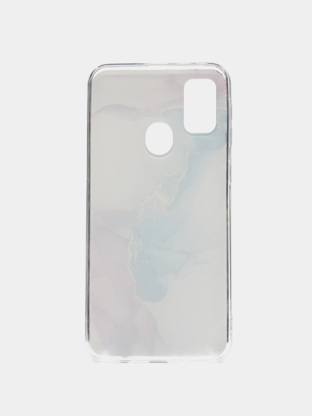 Ледяной силиконовый чехол на Samsung Galaxy M21/M30s / Самсунг М21/М30s с рисунком, защита камеры