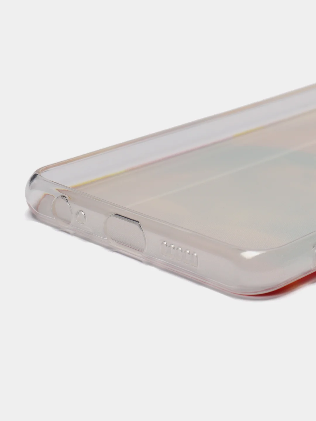 Желтый силиконовый чехол на Huawei P30 / Хуавей P30 прозрачный, с рисунком, защита камеры