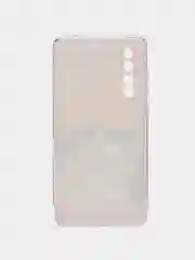 Желтый силиконовый чехол на Huawei P30 / Хуавей P30 прозрачный, с рисунком, защита камеры