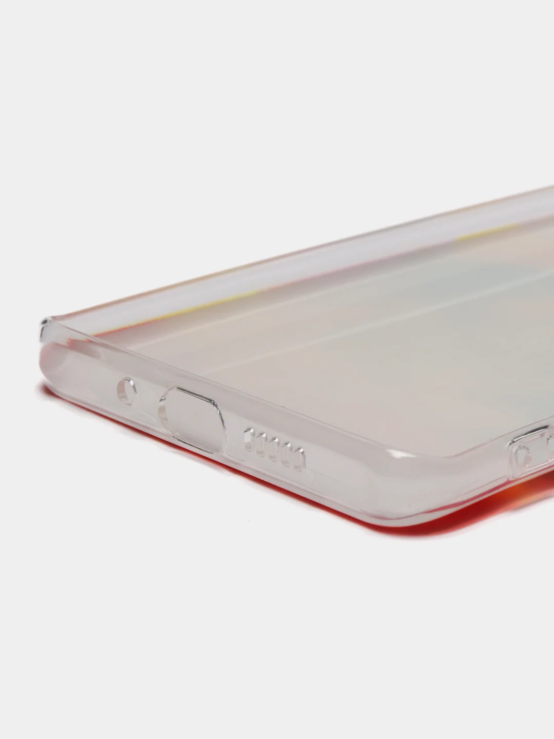 Желтый силиконовый чехол на Huawei P30 Pro / Хуавей P30 Pro прозрачный, с рисунком, защита камеры