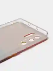 Желтый силиконовый чехол на Huawei P30 Pro / Хуавей P30 Pro прозрачный, с рисунком, защита камеры