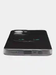 Черный силиконовый чехол на Realme C33 / Реалми С33 прозрачный, с рисунком, защита камеры